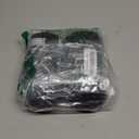 Dog Shoes for Large Dogs, 360°Anti Slip Medium Dog Boots & Paw Protectors Winter Snowy, Waterproof 4Pcs Dog Booties with Reflective Strips (Size 1: 1.57''x2.09''(W*L), Black)