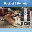 2 x Pack of 2 New Universal Remote for All Samsung TV Remote, Replacement Compatible for All Samsung Smart TV, LED, LCD, HDTV, 3D, Series TV