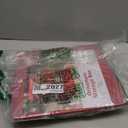 ZOBER Christmas Ornament Storage Box - Stores 64 3" Ornaments, With Dividers - Ornament Organizer Storage Box, Durable Christmas Containers Holder, Dual Zipper - Red