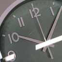 Wall Clocks Battery Operated 8 inch Modern Wall Clock,Silent Non Ticking Wall Clock for Living Room Bedroom Kitchen Office Classroom Decor (Green White)