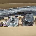 TALOYA 52 Inch Ceiling Fan with Led Light Remote Control Flush Mount Low Profile for Bedroom Farmhouse Patio Outdoor Living Room Kitchen Dining Room,DC Motor,Reversible,Black