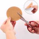 300 PCS 4 Inch Round Self-Adhesive Cork Sheets for Coasters, Cork Coaster Backing Pad for Home Tabletop Decoration