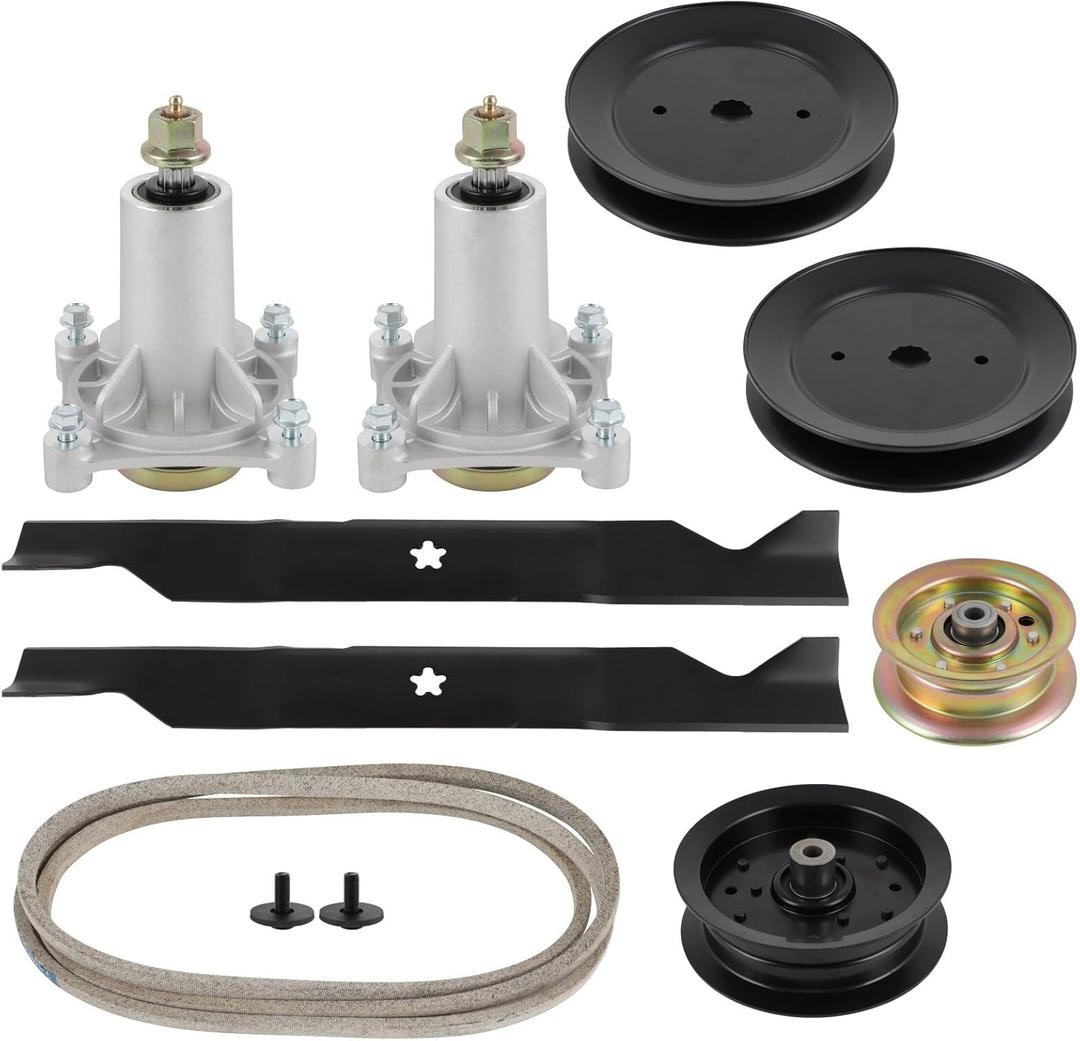 ACEBRI Deck Rebuild Kit 46" for Craftsman YT3000 YTS3000 for Husqvarna PB195H46YT YTH21K46 Lawn Mower Deck Parts Rebuild Kit 187292 192870 Spindle 532405380 532405143 532195945 532193197