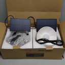 Solar Umbrella Lights, Patio Umbrella Lights ABS with Battery Display Solar Umbrella Lights Outdoor for Camping Garden