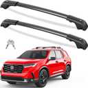 Tuyoung 300lbs Lockable Roof Rack Cross Bars Compatible with Honda Pilot 2023-2026 Sport TrailSport Touring Elite with Raised Rails,Heavy Duty Aluminum Roof Crossbar Luggage