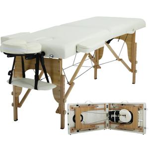 BestMassage Massage Bed Portable Massage Table 24 inch Wide Lash Bed Height Adjustable 2 Folding Spa Table with Non-Woven Bag for Spa Footmassage Facial CareSpa Tattoo