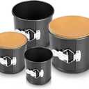 Springform Cake Pan Set of 4(4/4.7/5.7/6.7),Heighten Mini Nonstick Carbon Steel Cheesecake Pan,Leakproof Cake Baking Pans with Removable Bottom,Mini Spring Form Pan(size:4 size)
