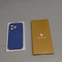 Miracase Designed for iPhone 14 Pro Case with Screen Protector, [Upgraded Camera Protection], Shockproof Liquid Silicone Rubber Phone Case Cover for 14 Pro 6.1 inch, Aqua Blue