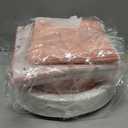 Graduation Party Supplies Kit Serve 50 Graduation Party Class of 2026 Tableware Pink Disposable Dinner Plates Dessert Plates Napkins for Congrats Grad Party Decorations