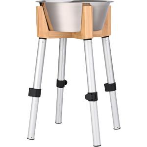 URBUDDIES 1.1 Gallon Elevated Dog Bowl for Large Dogs, Adjustable Height