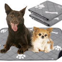 PatiencET Washable Pee Pads for Dogs, 18'' x 24" Reusable Puppy Pads with Super Absorbent for Pet Training, Housebreaking and Incontinence, 2 Pack Puppy Potty Pads with Waterproof Bottom