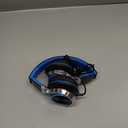 AILIHEN C8 Kids Headphones Wired, On-Ear Headphones with Microphone and Volume Control Foldable Corded Stereo 3.5mm Headset for School Teens Smartphones Chromebook Laptop Tablets Travel (Black Blue) (Medium)