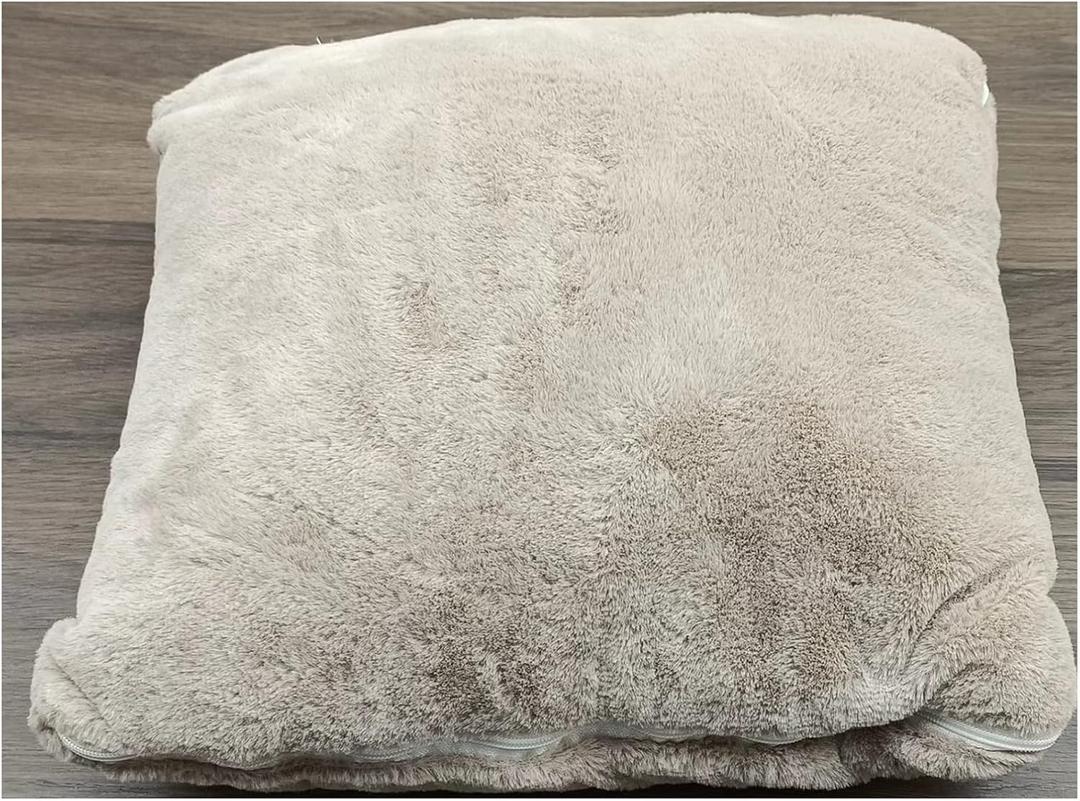 Electric Blankets Deluxe USB Heating Blanket Heating Shawl, 130x110cm Electric Heating Blanket, for Office Home Sofa Lunch Break Blanket, 3 Speed Temperature Control , Light Khaki