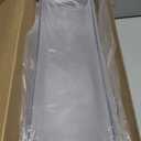 4 Pack Clear Acrylic Flower Vase Centerpiece for Dining Table,63.2 Inch Rectangular Floral Low Vases with 64 Holes for Dining Table Modern Flower Arrangement for Home Decor or Weddings