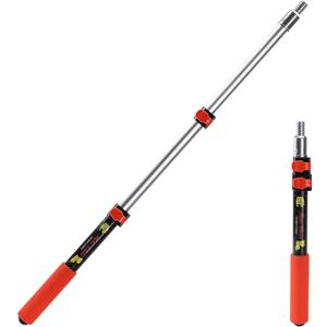 Bates- Extension Pole, 1.4 to 3 Ft Pole, Black and Orange, Telescoping Pole, Extendable Pole, Telescopic Pole, Paint Pole, Paint Roller Extension Pole, Paint Extension Pole, Telescopic Poles