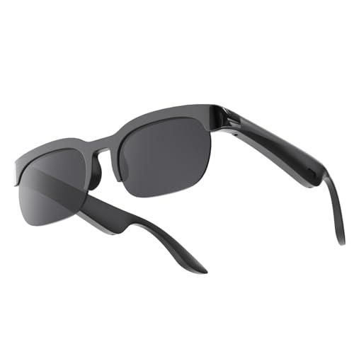 Smart Glasses with AI Translator, V6.0 Bluetooth Glasses with 150+ Translation, Smart Sunglasses for Men & Woman, 120H Long Standby Music Glasses, UV Protection, IPX5 Waterproof, Hands-Free Calls