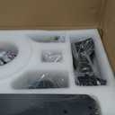 Ohniyou 72" Ceiling Fan with Light and Remote - Large Indoor Outdoor Ceiling Fan, 6 Speeds Reversible DC Motor, 8 Blades Farmhouse Industrial Ceiling Fans for Living Room Patio Bedroom, Black and Wood