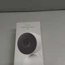 Google Nest Cam Indoor (Wired, 3rd Gen) - Security Camera with 2K Video and Gemini, Night Vision, 2-Way Audio, Works with Google Home - 2025 Model - Snow