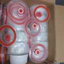 12 Pack 8 oz Ramekins with Lids Oven Safe Porcelain Creme Brulee Ramekins with Covers White Pudding Custard Cups Stackable Ramekins Ceramic Bowls for Baking Dishwasher Ice Cream Serving Dip