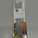 Stainless Steel Chopsticks, 4-Pairs