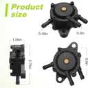 Chengu Fuel Pump Lawn Mower Compatible with 491922 691034 692313 808492 808656 808281 Fuel Pump for Outdoor Garden Lawn (4 Pcs)