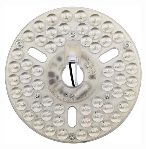 24W 6.4" Dimmable LED Light Engine Retrofit Kit for Ceiling Fan Light Replacement LED Board Panel,3 Color Temperature Adjustable,ETL Listed