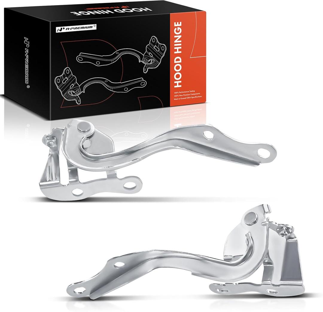 A-Premium Front Driver and Passenger Hood Hinges Compatible with Toyota Yaris 2007 2008 2009 2010 2011, Front Left and Right Side, 2-PC Set, Replace# 5342052180, 5341052180