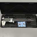 Digital Caliper Measuring Tool, Stainless Steel Vernier Caliper Digital Micrometer with Large LCD Screen, Easy Switch from Inch Metric Fraction, 6 Inch/150mm Caliper Tool for DIY/Household