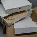 LAPTAIN Wooden Dual Monitor Stand with 2 Drawers, Monitor Stand Riser with Adjustable Length and Angle, Solid Wood Desktop Organizer Stand for Laptop/PC/Computer, No Assembly Required