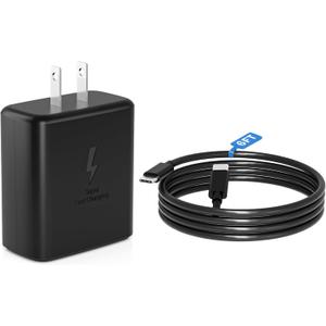 2025 Super Fast Charger Type C, 45W USB C Wall Charger Fast Charging for Samsung Galaxy S25 Ultra/ S25/S25+/S24+/ S24 Ultra/S24/S24+/S23 Ultra/S22 Ultra/S21 Ultra