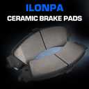 Front Rear Semi-metallic Disc Brake Pads for Chevy Silverado 1500/GMC Sierra 1500 01-06;for Tahoe 4WD,for Suburban 1500, for Yukon 1500 4WD 00-06;for Cadillac Escalade,for Avalanche 1500 4WD 02-06 8pc