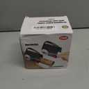 2 Pack Wrapping Paper Cutter with 2 Replaceable Blades & 4 Tapes, Christmas Gift Wrapping Paper Roll Cutter Tool Tube Holder Slidding Slicing for Birthday Holiday (2PCS Cutters)