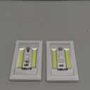 VIBELITE LED Night Light Switch, 12 Total Batteries Included, 200 Lumen Wireless COB LED Switch Light, Under Cabinet, Shelf, Closet, Garage, Kitchen, Stairwell and Emergency, Battery Operated, 4 Pack