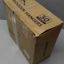 GRANNY SAYS Clothes Hangers for Closet, 30 Pack Wood Hanger, Heavy Duty Wooden Hangers for Coats, Suits, Pants, White