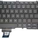 Laptop Keyboard for DELL for Latitude 5500 5501 5510 5511 for Precision 3540 3541 3550 3551 0RG3RK RG3RK DLM18G83US66983 English US Black Without Backlit&Pointing New