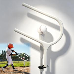 25 Degree Baseball Swing Path Trainer, Upgraded All-Aluminum Tubing Clamps Bat Path Trainer, Softball & Baseball Swing Path Trainer