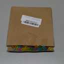 MECCANIXITY 200pcs Czech Faceted Bicone Beads 10mm Glass Spacer Bead Bulk for Jewelry Making & DIY Craft, Mixed Colors