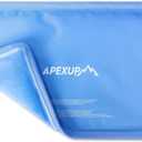APEXUP Gel Ice Packs for Injuries Reusable, Flexible Double Sided Cold Packs for Injuries, Ice Pack for Knee, Shoulder, Back, Hip, Leg, Arm (Blue, 11"x7.1", 1PK)