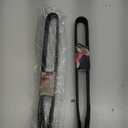 Mu&Ti Silicone Kitchen Tongs 2-in-1 11 In Premium Stainless Steel Barbecue Clamp Multipurpose BBQ Clamp Spatula for Gripper Bread Clip/Fried Steak Clamp/Flipping Fish/Beefsteak Flipper Two Set(Black)