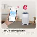 LG PuriCare 360 Air Purifiers for Home, Large and Small Room, Bedroom, Up to 2,059 ft in 1 Hr with NanoFiber True HEPA Filter, 360 Degrees of Filtration, WiFi, Air Quality Monitor, Low Noise