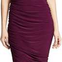 Norma Kamali Women's Diana Gown, Plum, Purple, S