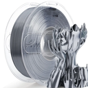 AMOLEN Silk PLA Filament 1.75mm 3D Printer filaments, Shiny Silver Grey Filament for 3D Printing, 1kg(2.2lbs) Spool, Compatible with Most FDM Printer(Silk Silver Grey)