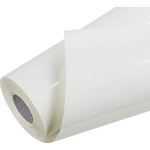 TORC White Glitter HTV Heat Transfer Vinyl Roll 12 inch x 20 ft Sparkly Iron on Vinyl for T Shirts Crafts Bulk