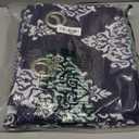 BGment Curtains for Bedroom with Black Liner, Double Layer Full Room Darkening Noise Reducing Grommet Curtain (52 x 63 Inch, Navy Blue Paisley, 2 Panels)