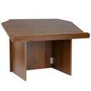 Nisorpa Foldable Table top Lectern, Podium Stand with Bookstop Portable Folding Tabletop Desk Teacher Speaker Lecture Classroom Presentation Stand, Laptop Computer Book Holder