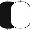 Selens Black White Backdrop 59x78.7inches Pop Up Collapsible Background with Carrying Bag for YouTube Streaming Photo Studio Portrait Indoor Photography Foldable Pop Out Panel Reversible Backdrop