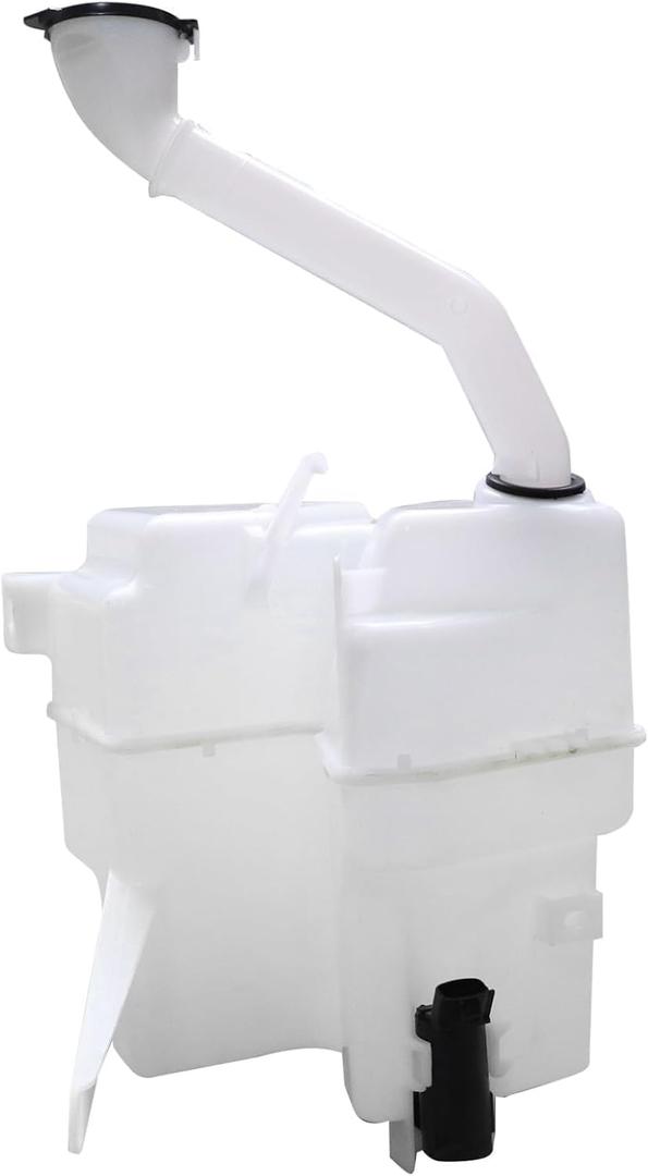 NLQR Windshield Washer Fluid Reservoir Tank W/Motor, Fit for Toyota Camry 2018-2022, Replace 85315-33530 TO1288239 85315-06230 85315-335203, White with Tube