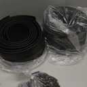 XmuxHai 5.2IN*5.74FT*4PCS Rubber Fender Extension Flexible Rubber Wheel Arch for SUV and Truck Fender Flare Edge Trim Mud Flaps Mudguards