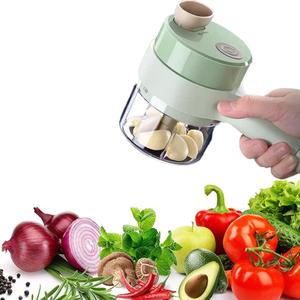 Electric Vegetable Chopper/Mini Food Processor/Food Slicer Hand-Held Grinder and Chopper 2-Purpose Kitchen Helper