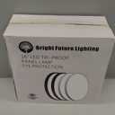 hunhun 6 Pack 16 Inch Dimmable LED Flush Mount Ceiling Light 4800LM Round Light Fixture 5 Color Temperature Selectable Large Flat Ceiling Lamp for Living Dining Room White ETL Listed